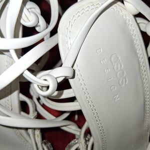 White Strappy Women's Shoes